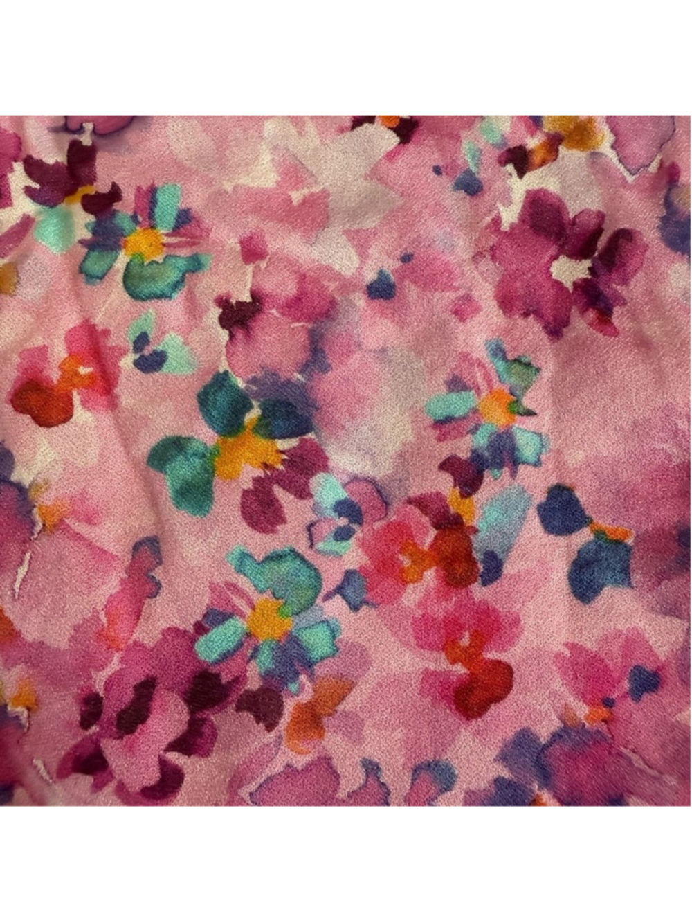 Soft Surroundings Brialla Pink Floral Blouse Top - size XL - Picture 6 of 8